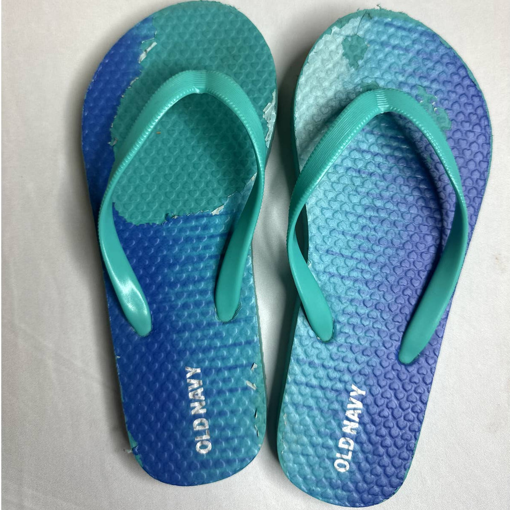 3 OLD NAVY FLIP FLOPS GIRLS SIZE 12-13 - Picture 2 of 6